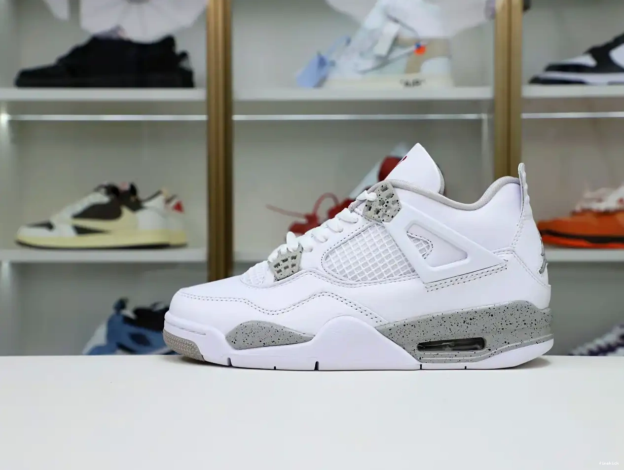 OREO' JORDAN AIR 4 'WHITE RETRO 0616